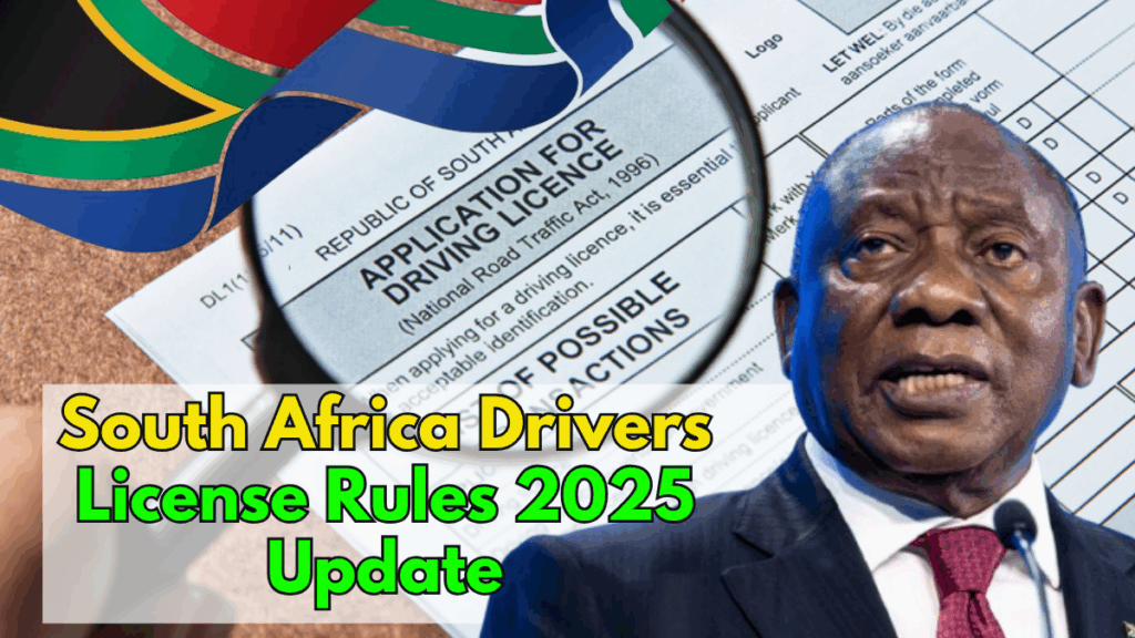 South Africa Drivers Licence Rules 2025 Update