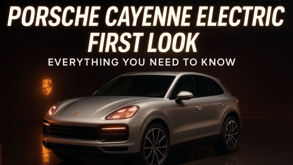 Porsche Cayenne Electric First Look: What to Expect